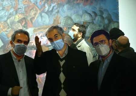 افتتاحیه نمایشگاه جنبی چهاردهمین جشنواره هنرهای تجسمی فجر