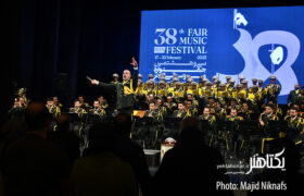 گزارش تصویری ارکستر رزم نوازان دفاع مقدس در جشنواره فجر