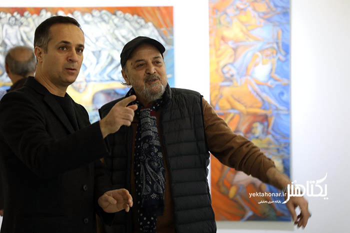 گزارش تصویری افتتاح نمایشگاه نقاشی سیروس مقدم