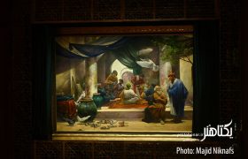 گزارش تصویری رونمایی از نقاشی حسن روح الامین