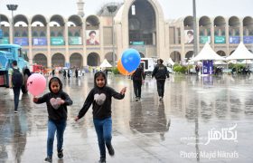 گزارش تصویری از روز بارانی نمایشگاه کتاب تهران