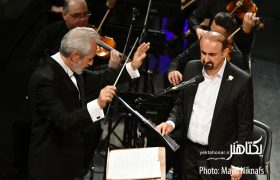 عکس های ارکستر ملی ایران با خوانندگی عبدالحسین مختاباد