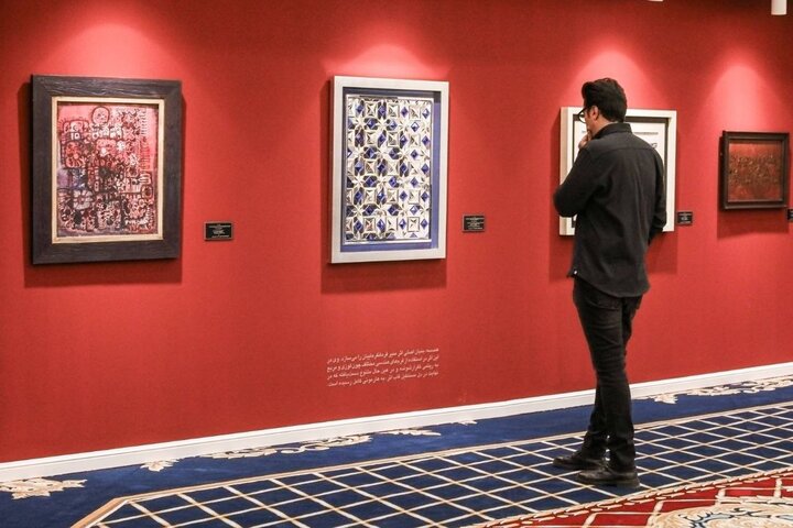 فروش ۱۲۰ میلیاردی حراج تهران/ تابلوی آینه‌کاری که ۱۱ میلیارد فروش رفت!