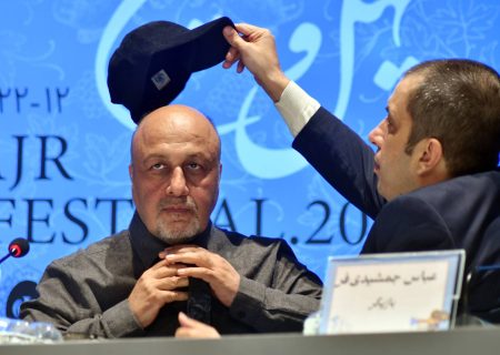 نشست خبری «صددام» با مسخره‌بازی رضا عطاران برگزار شد+ عکس