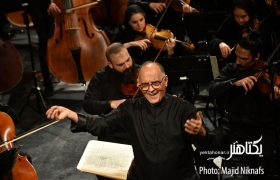 عکس های اجرای ارکستر سمفونیک تهران در شب حسن ریاحی