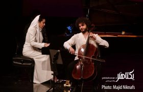 عکس های دوئت پیانو و ویولن سل در تالار وحدت‎