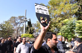 عکس های مراسم تشییع و خاکسپاری سعید مظفری